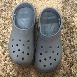 Blue crocs